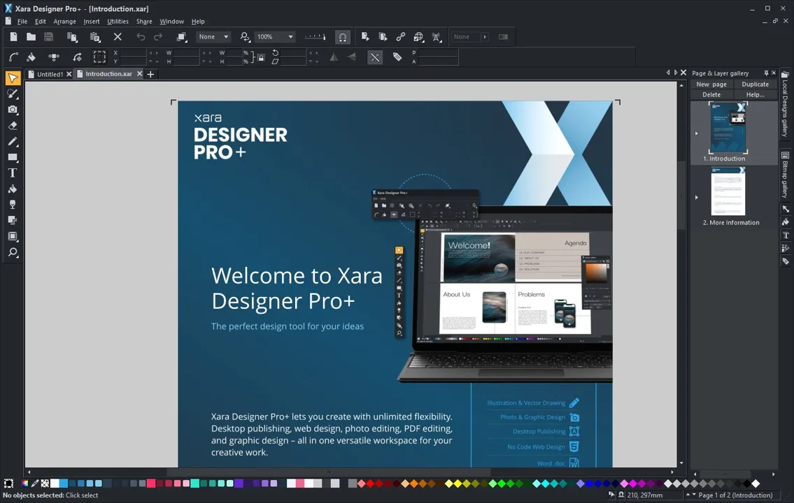 Xara Designer Pro+-lrresie6-Captura de Pantalla
