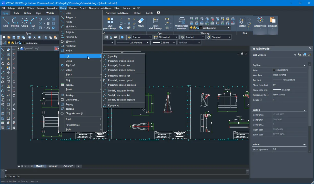 ZWCAD MFG-xqkal9ii-Captura de Pantalla