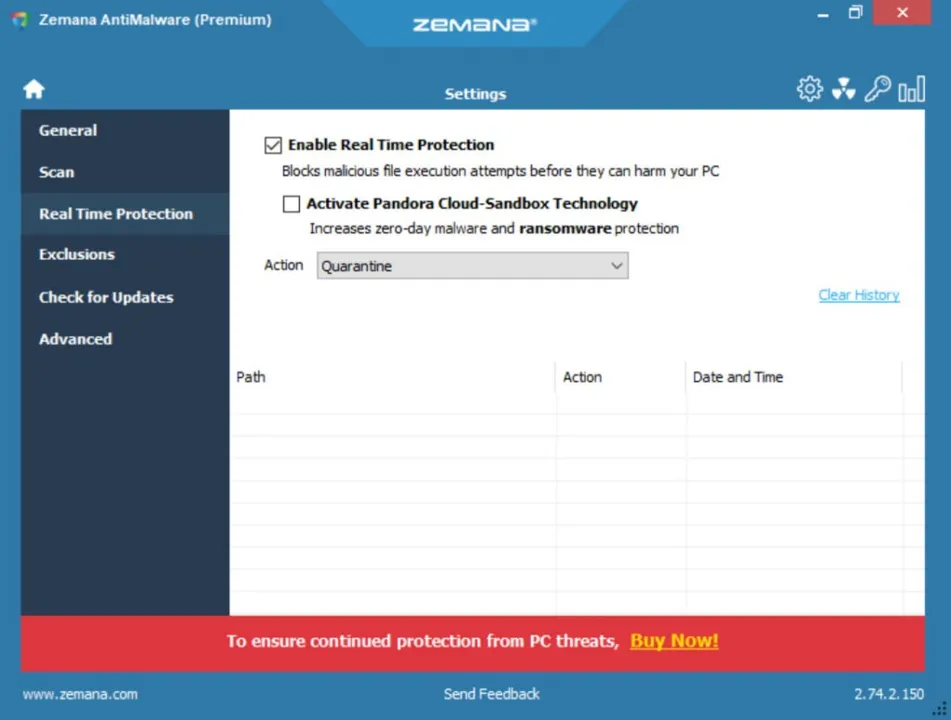 Zemana AntiMalware Premium-80kuvh5t-Captura de Pantalla