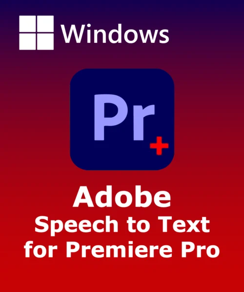 Adobe Speech to Text for Premiere Pro 2025 v2.1.6 [PC] Full Español [2026]