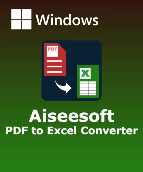Aiseesoft PDF to Excel Converter Full Español [Mega]