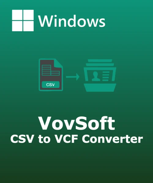 VovSoft CSV to VCF Converter VovSoft CSV to VCF Converter