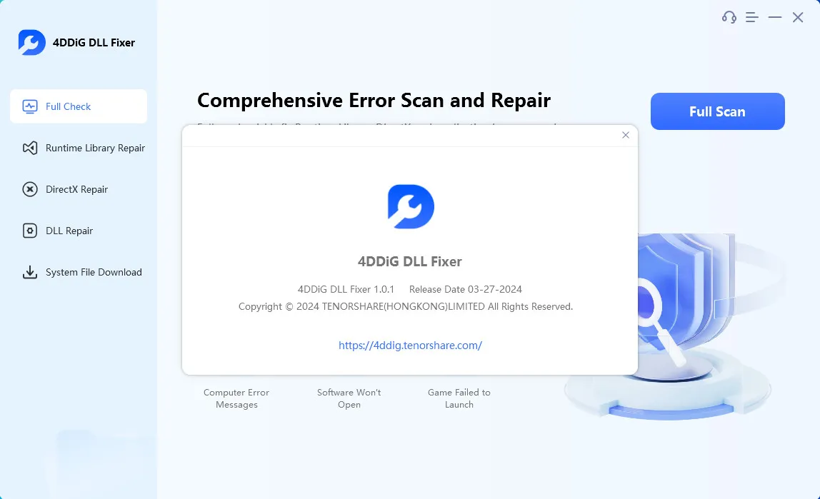 Captura 4DDiG DLL Fixer Kasp392c