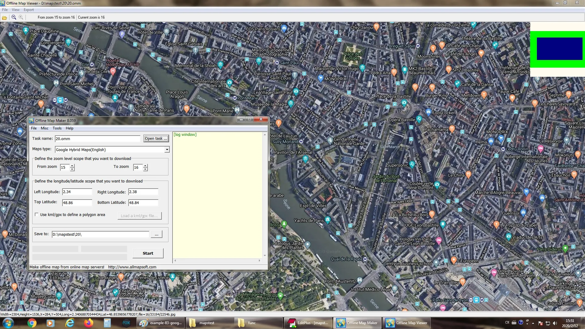Captura AllMapSoft Offline Map Maker Dhgor0zk