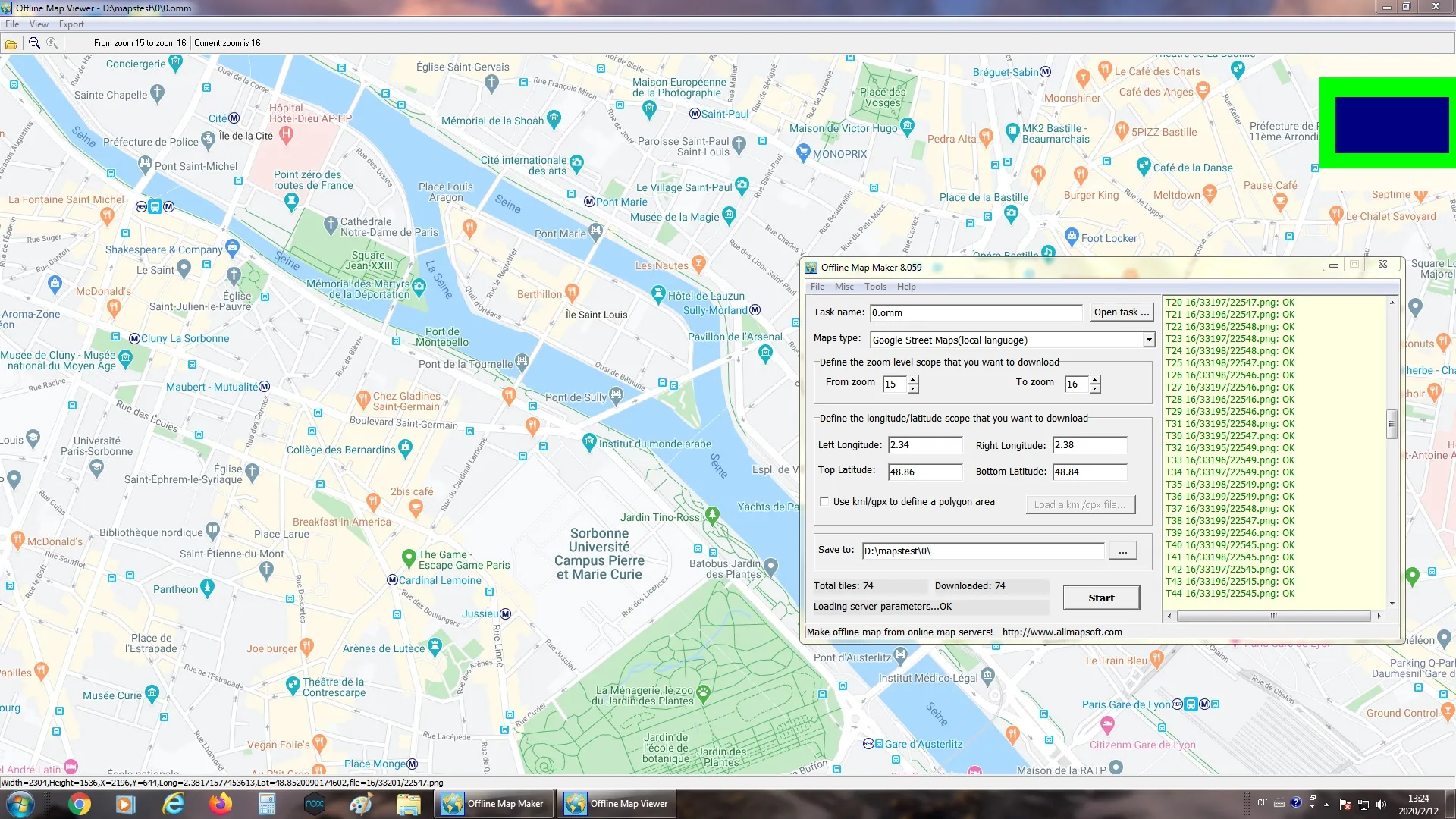Captura AllMapSoft Offline Map Maker Je7kg0uw