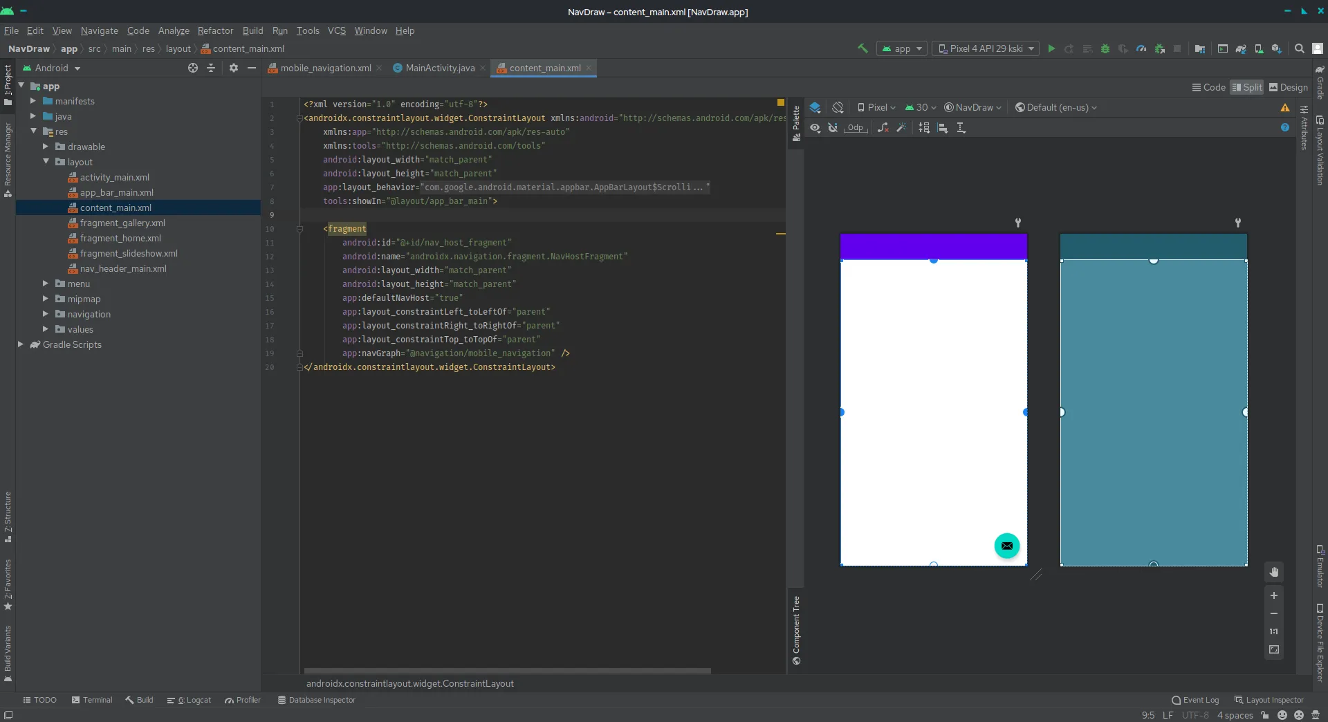 Captura Android Studio