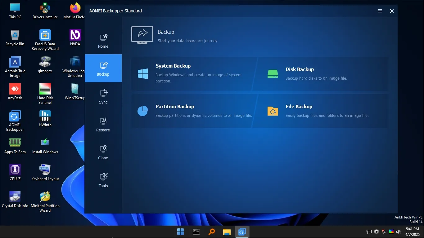 Captura AnkhTech Windows 1011 PE D87sfyzl