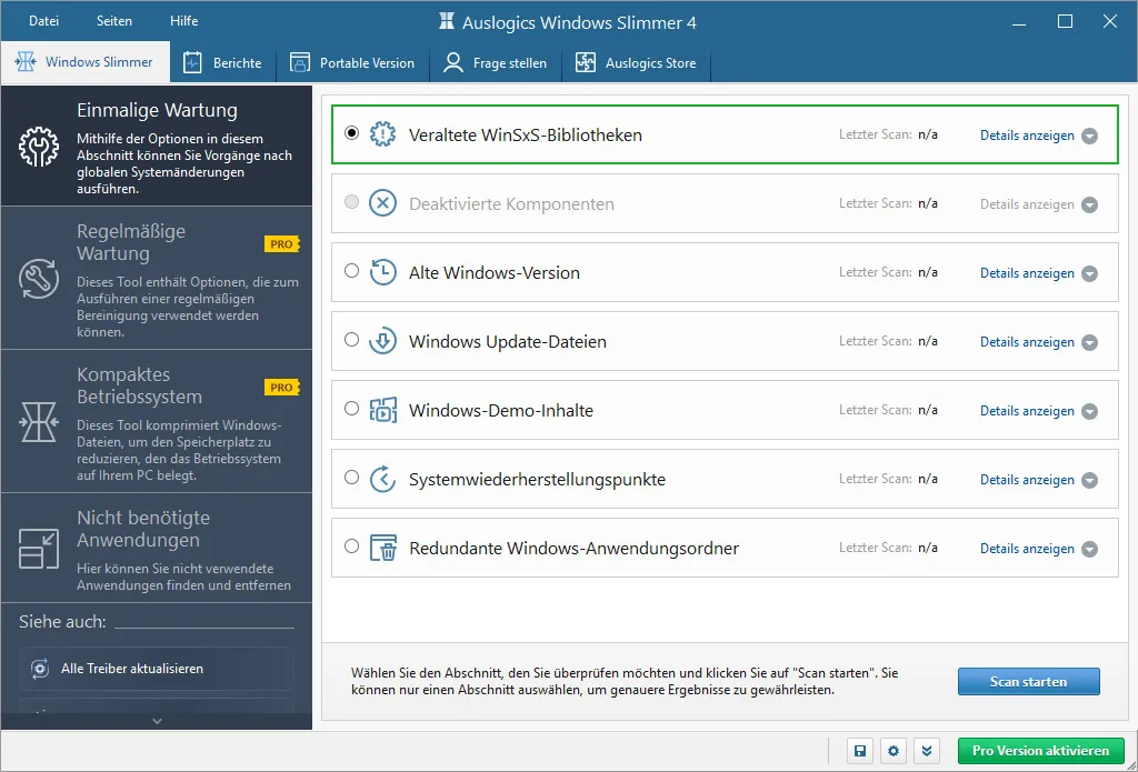 Captura Auslogics Windows Slimmer Pro 88lapltc