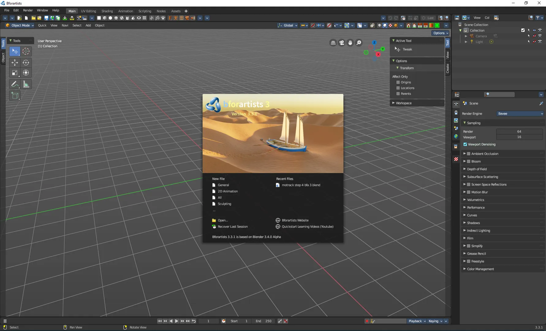 Captura Bforartists Ok8izv12