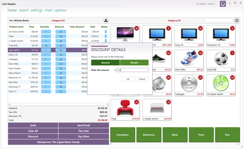 Captura Cash Register Pro L5rb11d7