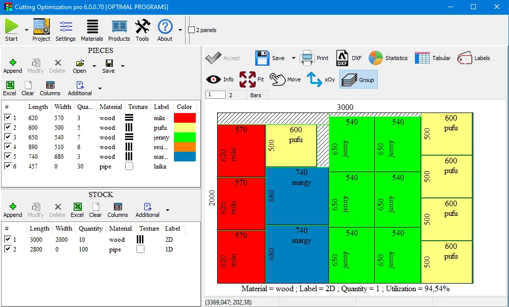 Captura Cutting Optimization Pro An074wte