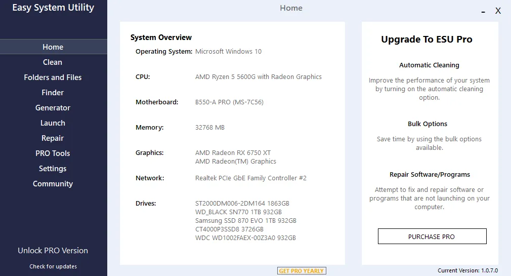 Captura Easy System Utility Pro Cze2nj7a