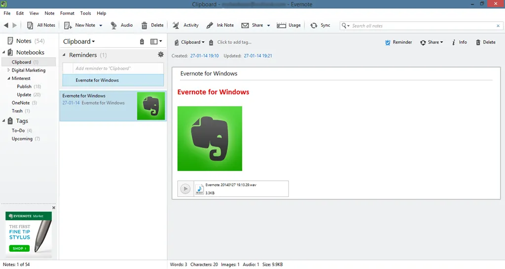 Captura EverNote