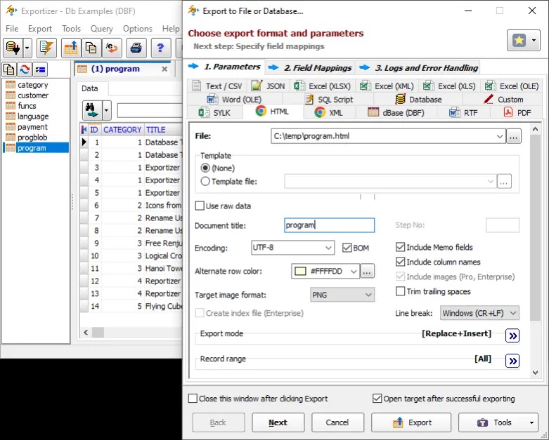 Captura Exportizer Enterprise