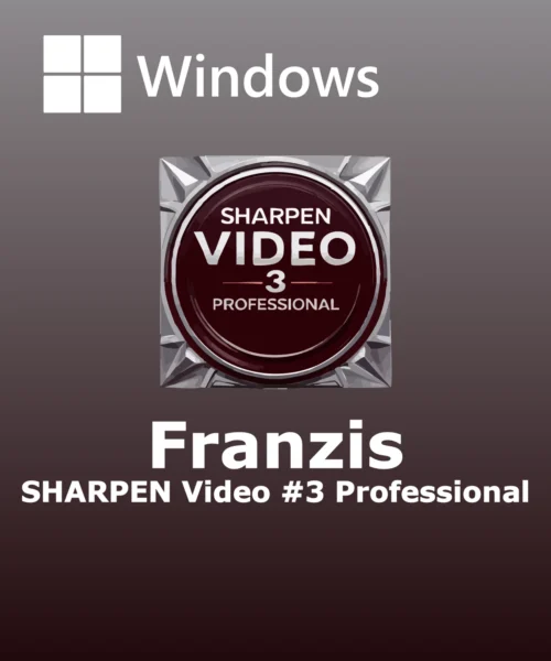 Franzis SHARPEN Video #3 Professional Franzis SHARPEN Video #3 Professional