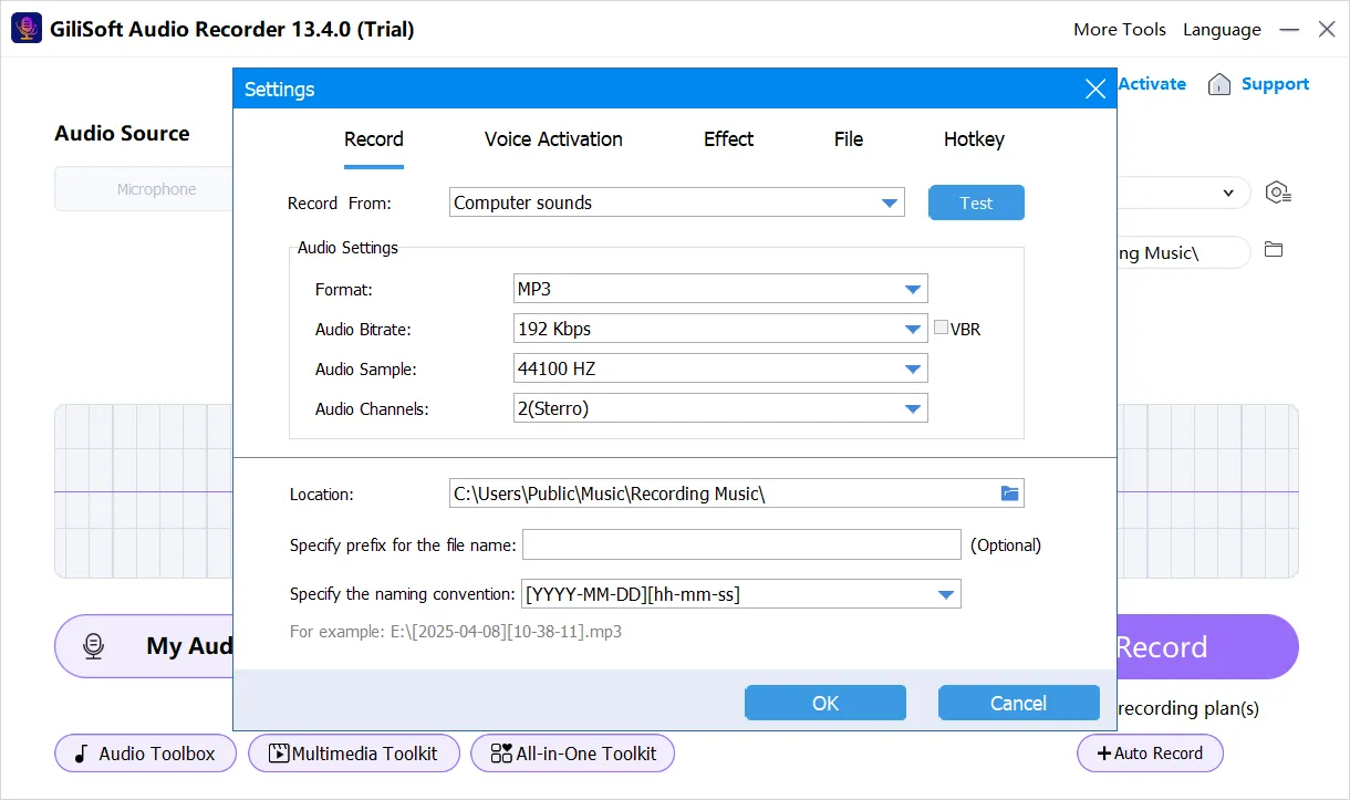 Captura Audio Recorder Pro