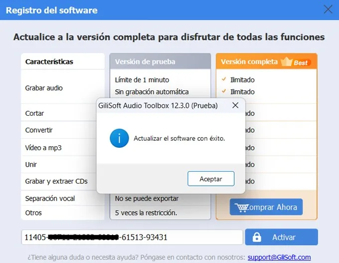 Captura GiliSoft Audio Toolbox Suite