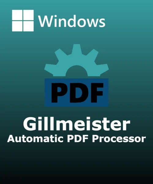 Gillmeister Automatic PDF Processor Gillmeister Automatic PDF Processor