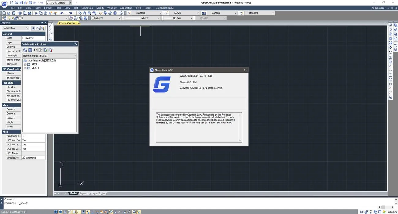 Captura GstarCAD Professional 75bf7m9f