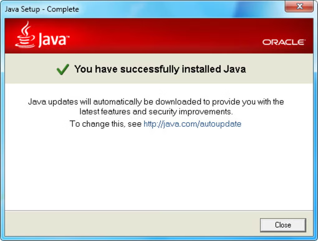 Captura Java SE Runtime Environment JRE Euj2101r