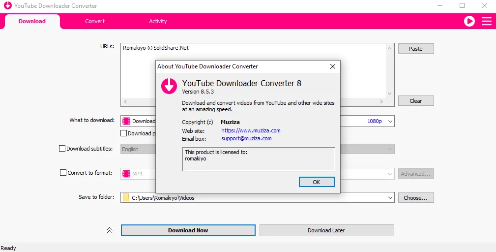 Captura Muziza YouTube Downloader Converter 7xutswm7