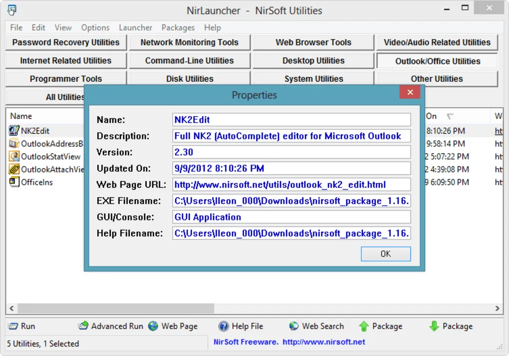 Captura NirLauncher Package 2hqfszqq