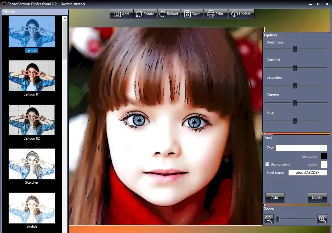 Captura PhotoCartoon Professional Bh0307f1