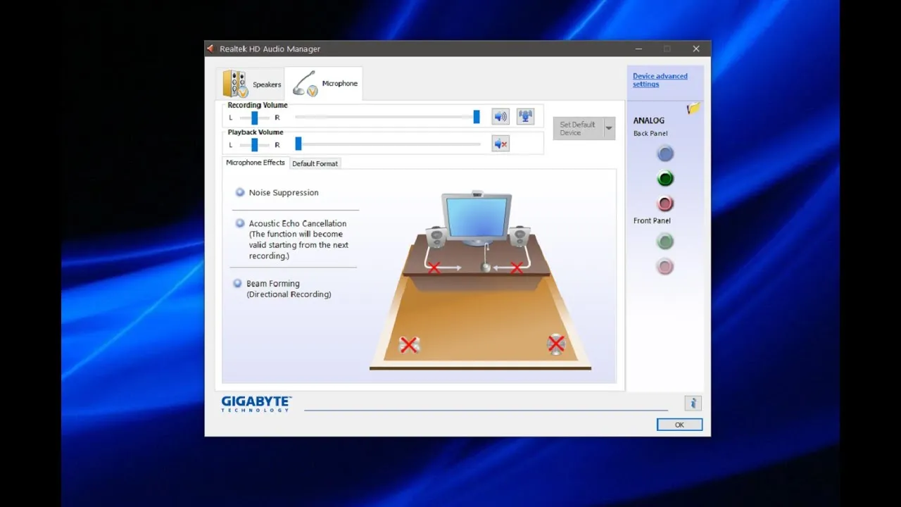 Captura Realtek High Definition Audio Drivers 5ep38m0e