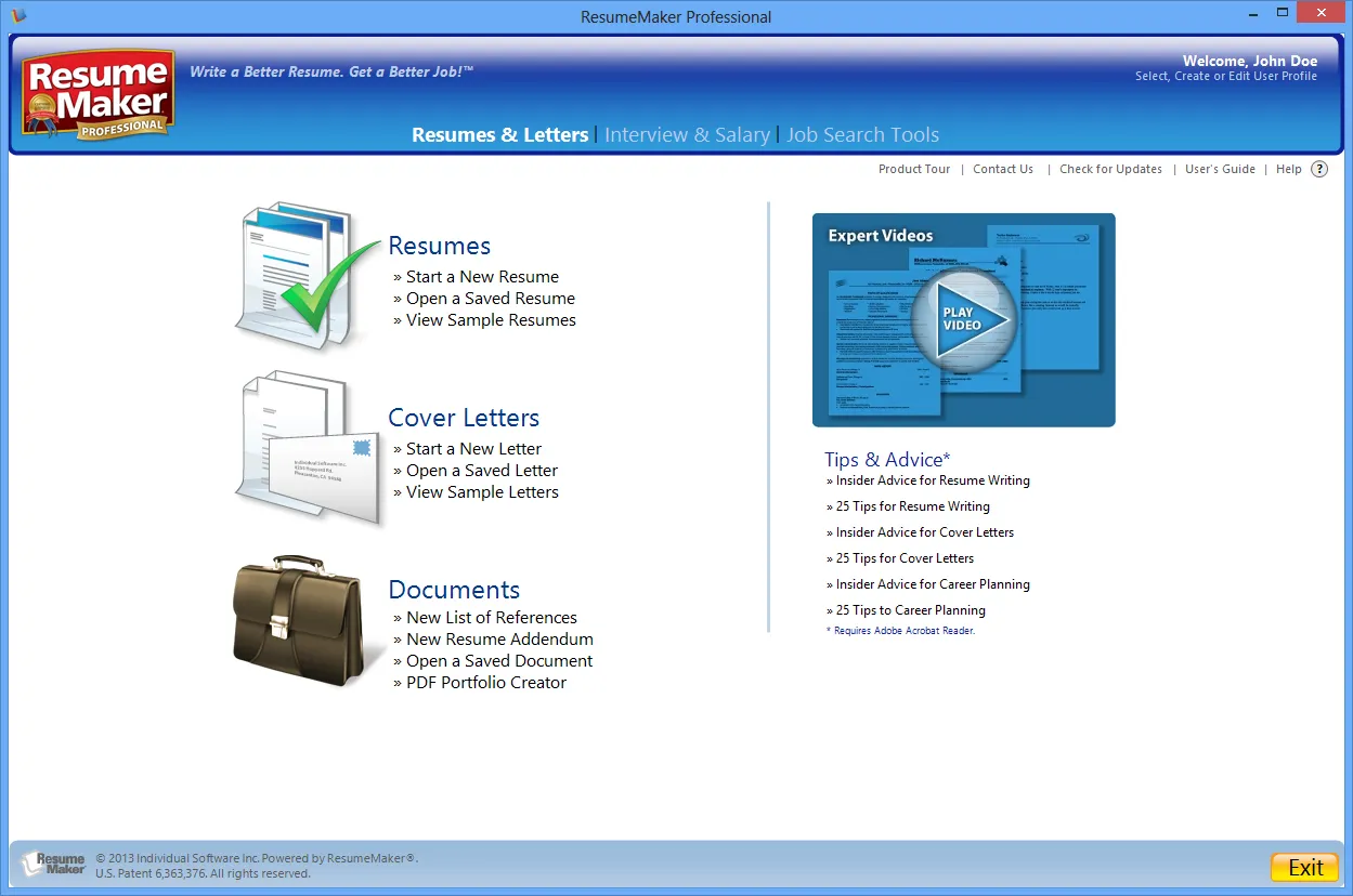 Captura ResumeMaker Professional Deluxe Tc4yro7g