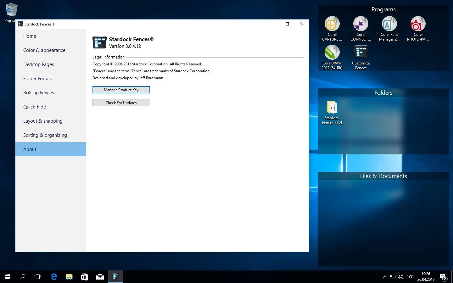 Captura Stardock Fences Iekt16ik