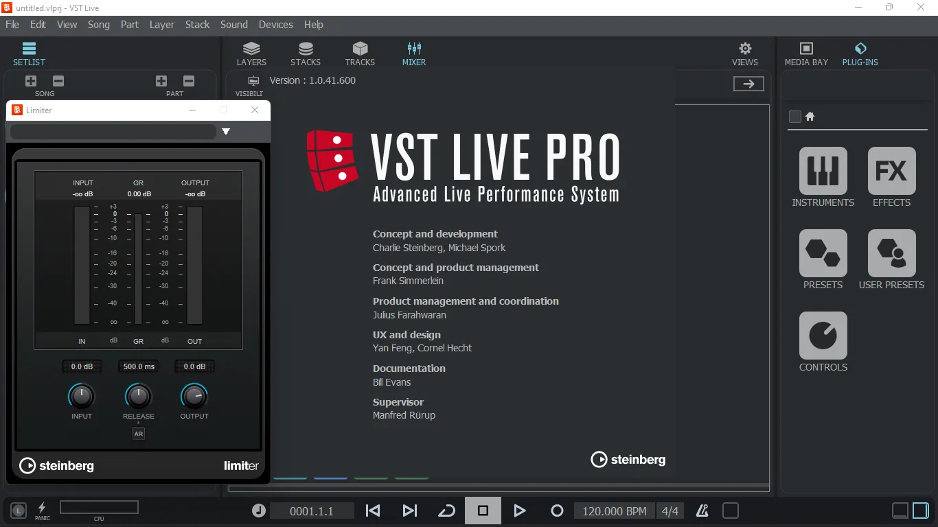 Captura Steinberg VST Live Pro 8j2y009e