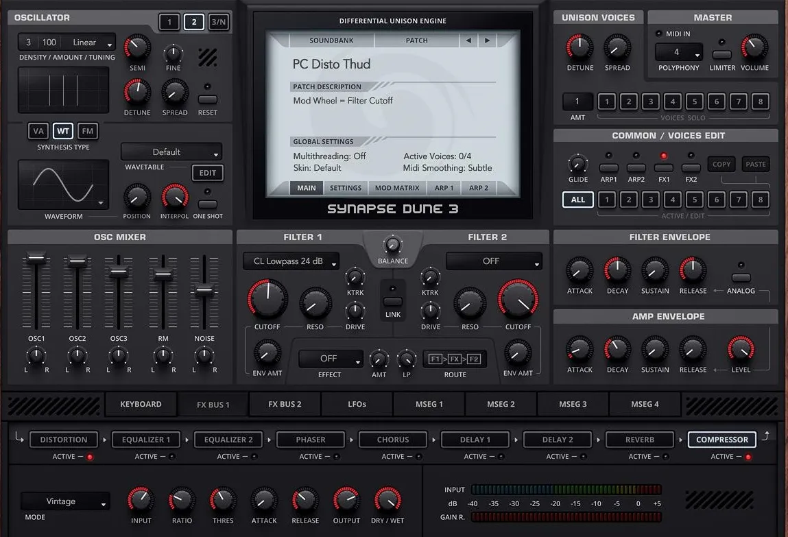 Captura Synapse Audio DUNE 3 Vxti4t9p