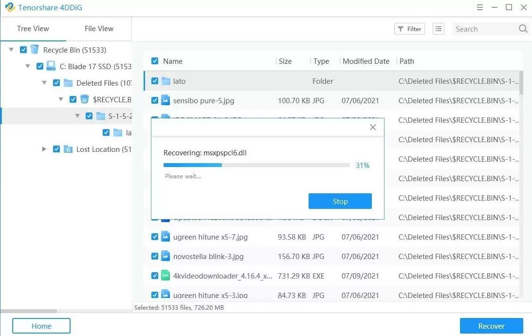 Captura Tenorshare 4DDiG File Repair 1xkau76z 1