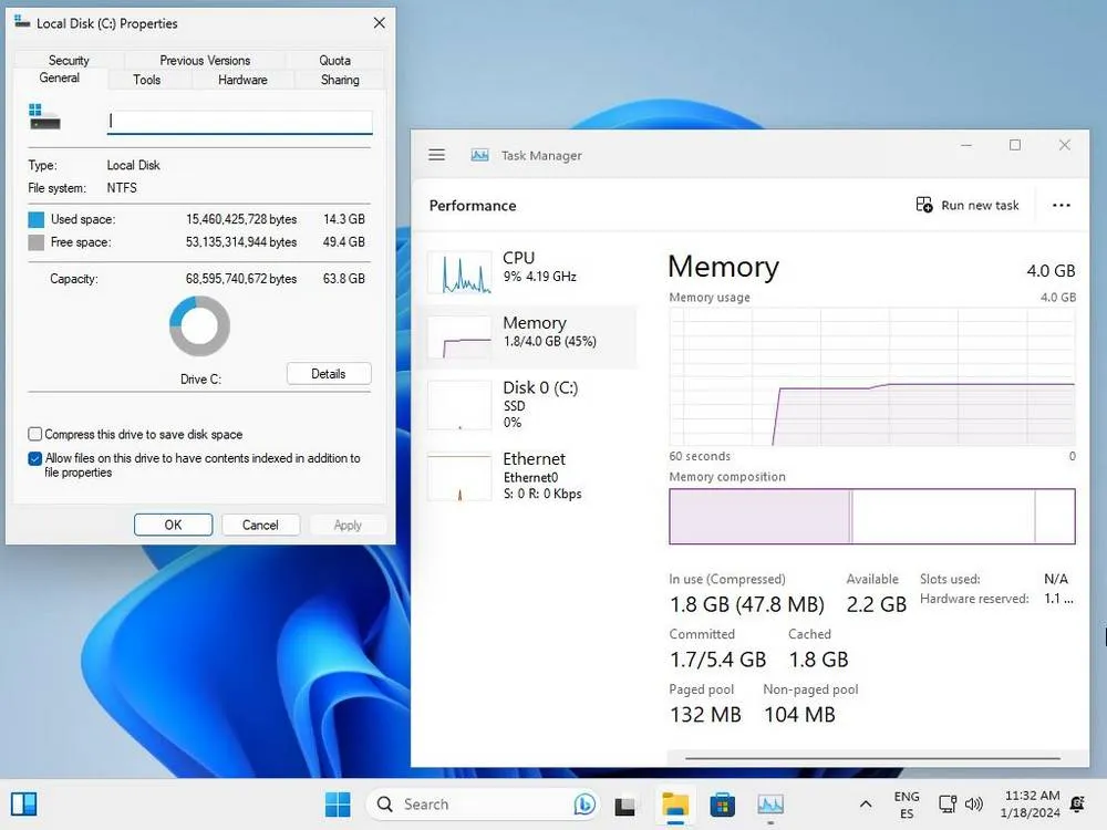Captura Tiny11 Eux1c3f2