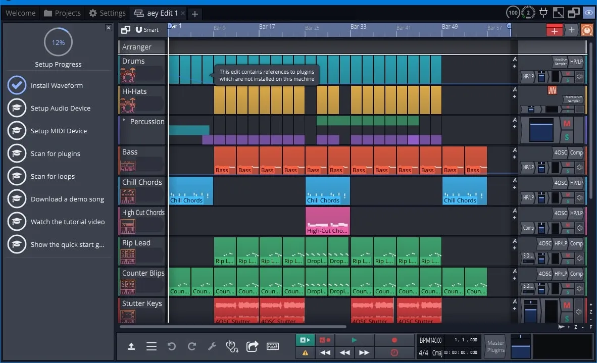 Captura Tracktion Software Waveform Pro Hbeb13gr