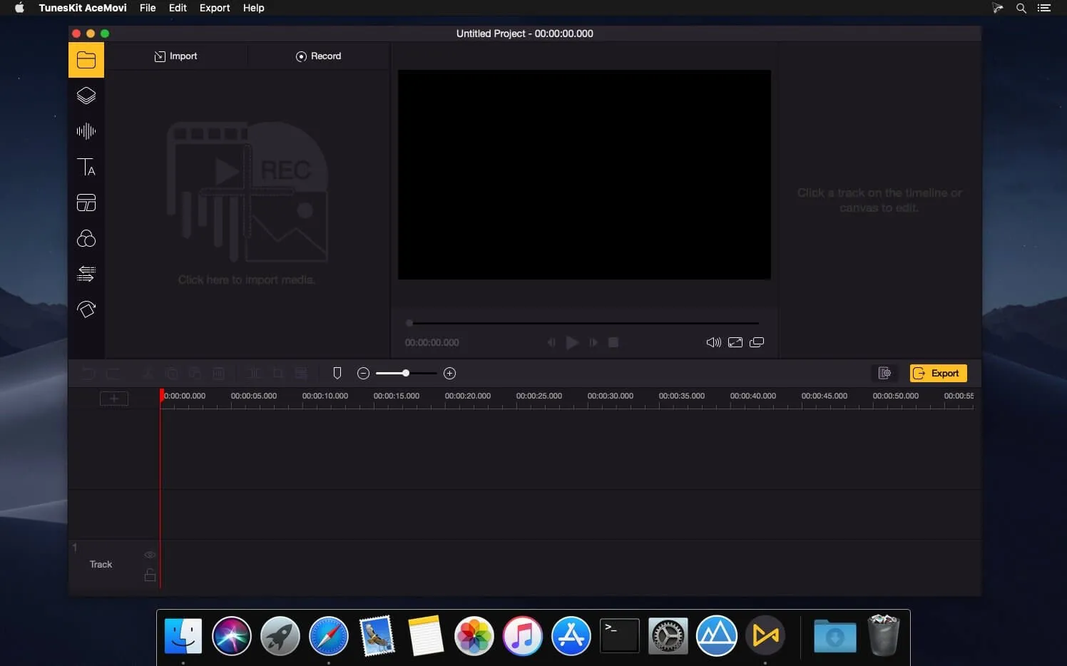 Captura TunesKit AceMovi Video Editor Pddegya7