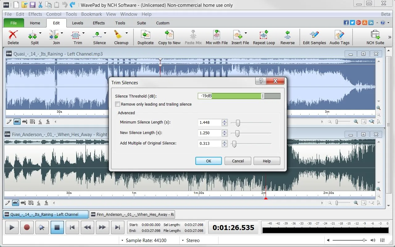 Captura WavePad Sound Editor Master 5npsrccz
