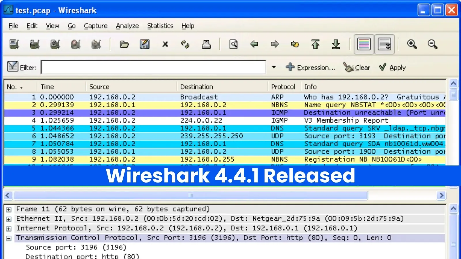 Captura Wireshark Q4mvfu4o