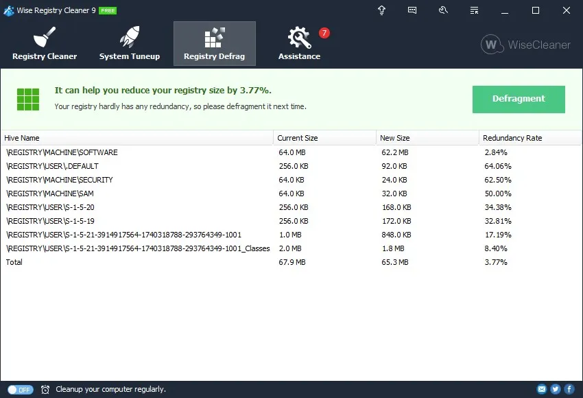 Captura Wise Registry Cleaner Pro 5jbg8fkh