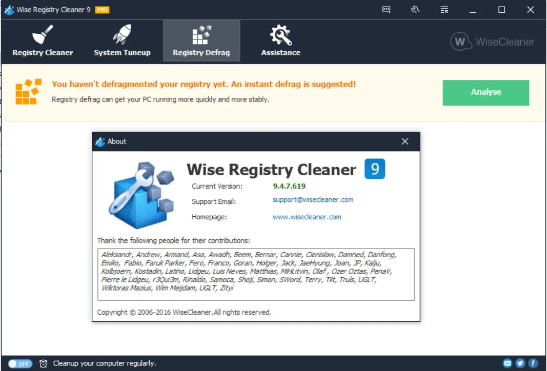 Captura Wise Registry Cleaner Pro Hj02ipvv