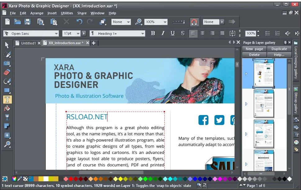 Captura Xara Photo Graphic Designer 633cji7d