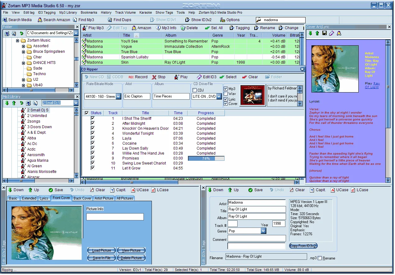 Captura Zortam Mp3 Media Studio Pro Bx9exu9a