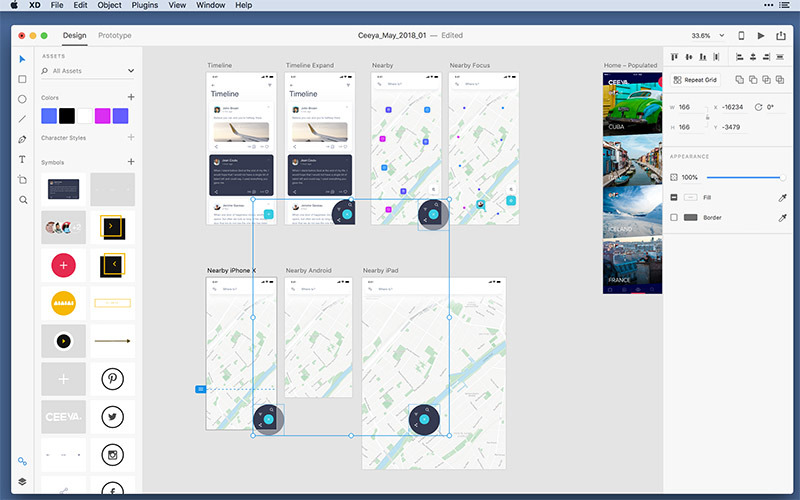 Captura Adobe XD 1