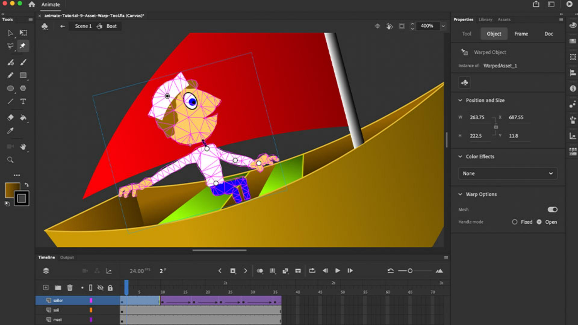 Captura Adobe Animate 2