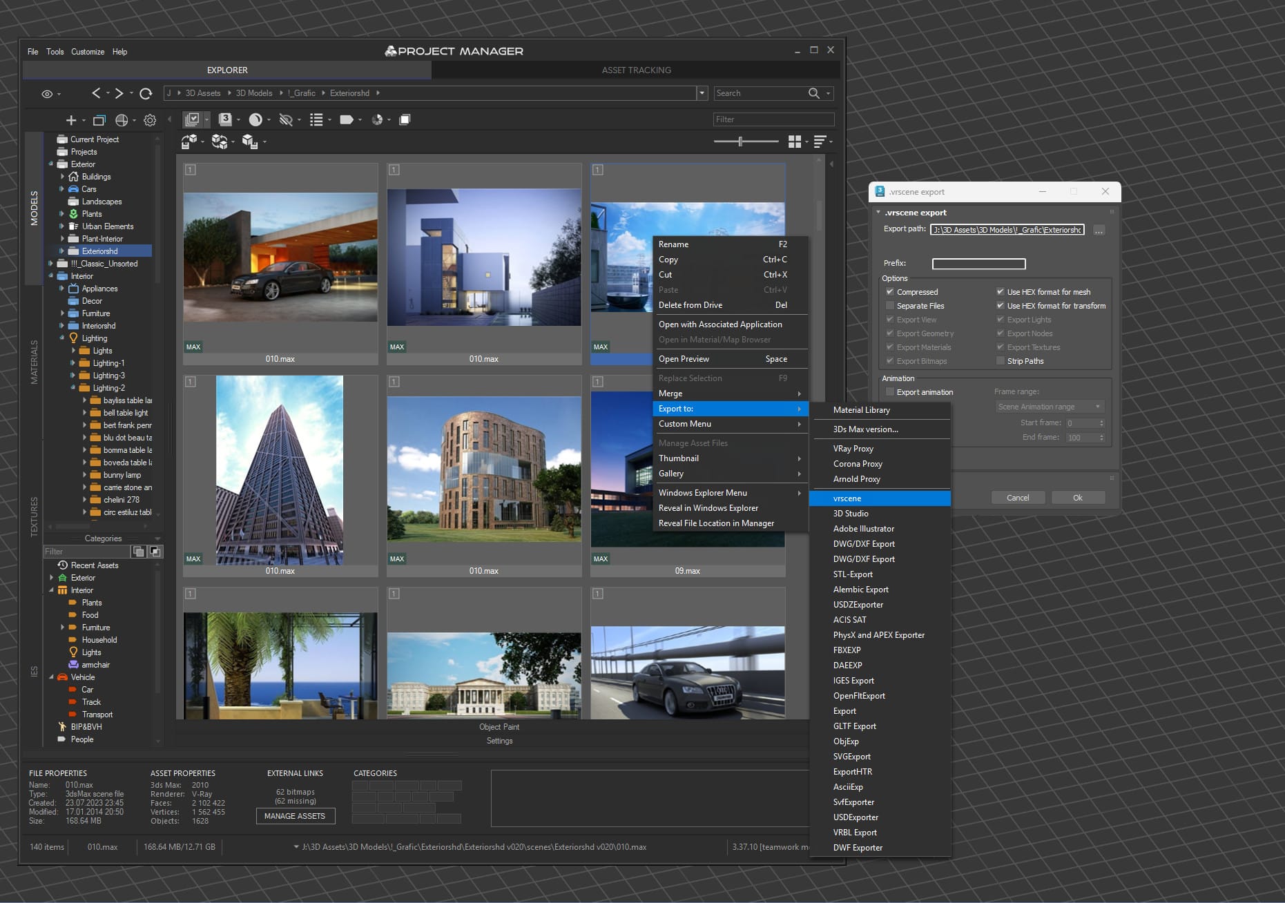 Captura Project Manager for 3DS Max 2016-2024 2