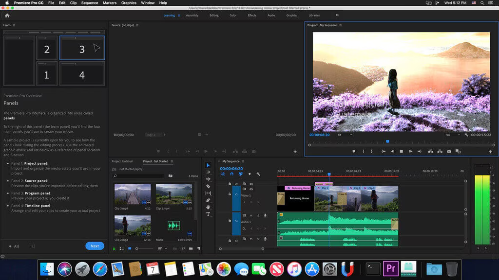 Captura Adobe Premiere Pro for macOS 2